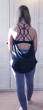 OPEN BACK STRAPPY GYM TOP